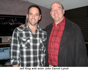 Jeff King with actor John Carroll Lynch
